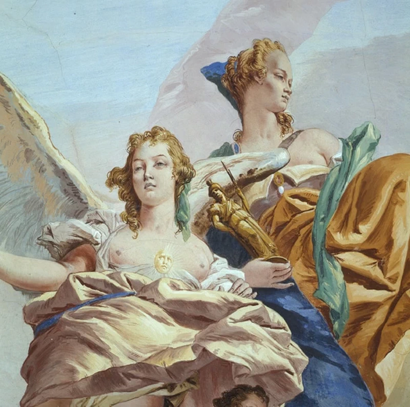 Allegoria della nobiltà - Buttrio, Udine, dettaglio 1